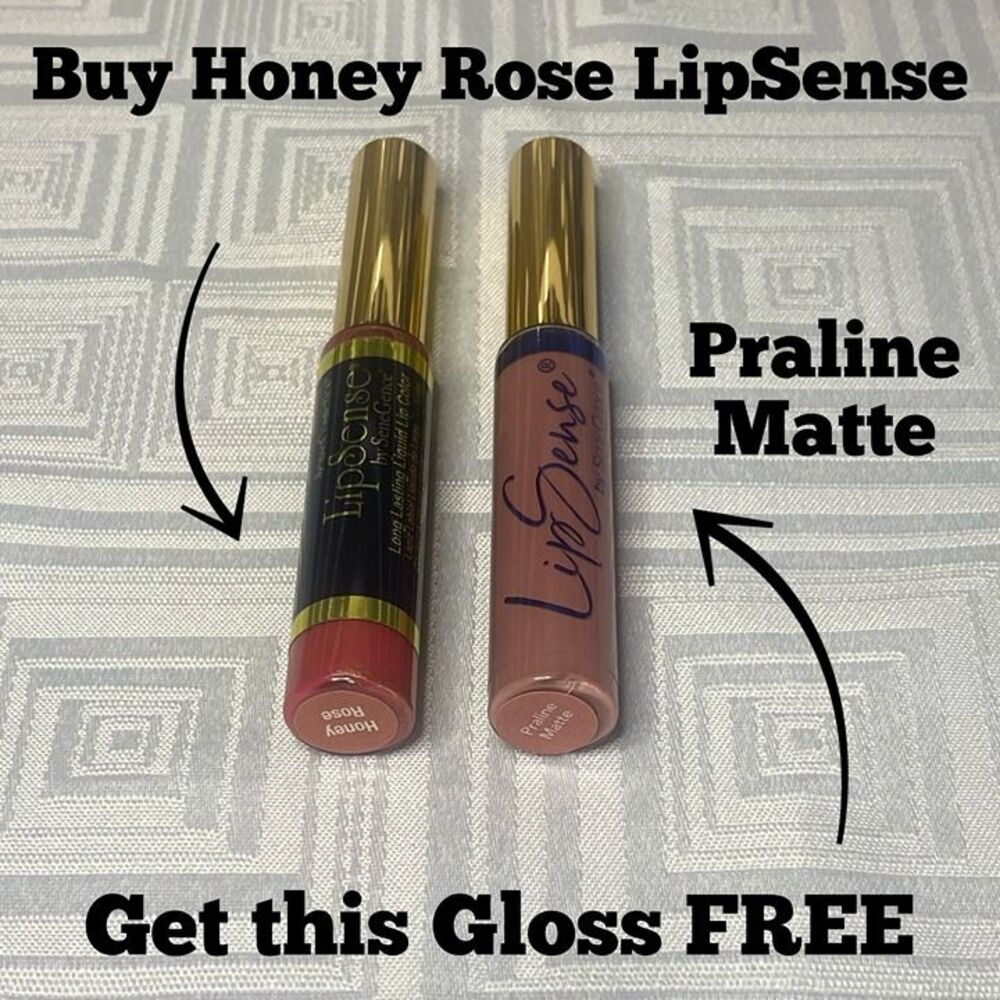 Honey Rose LipSense PLUS Praline Matte Gloss FREE